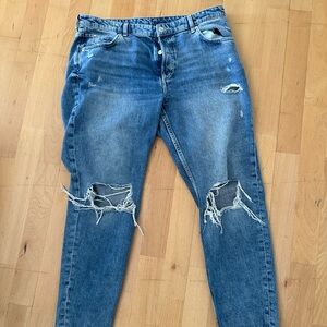 H&M & Denim Boyfriend Low Waist 14